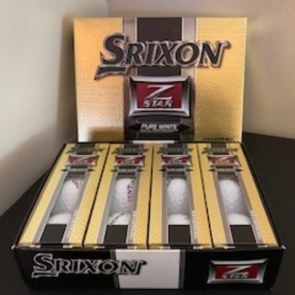 SOLD -❤️ * NWOT - Single Box of SRIXON Z STAR Pure White Golf (3 Balls) - Picture 2 of 6